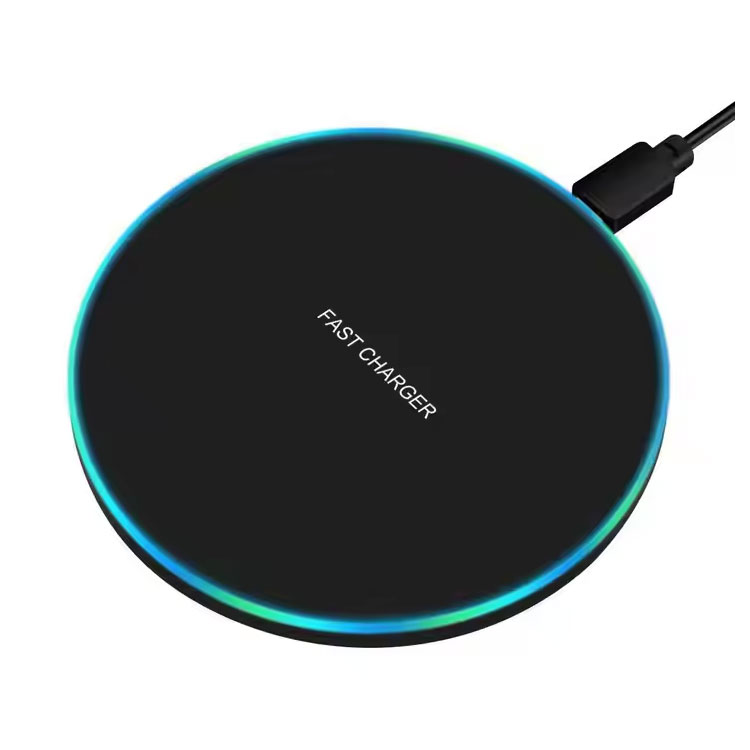 Wireless Charger Pad LED Light Fast Charging Wireless Mobile Phone
